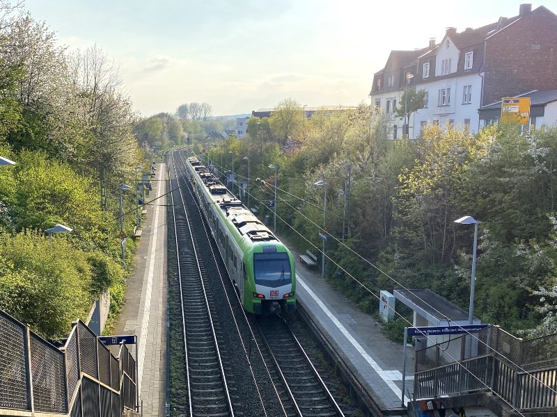 Train in Gevelsberg, Germany