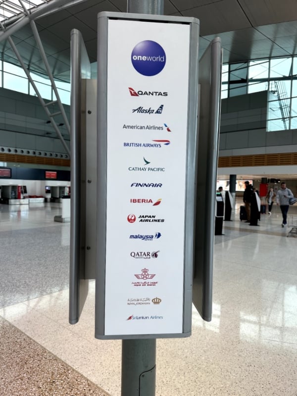 Oneworld airline logos