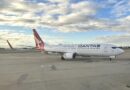 Qantas Boeing 737-800 in Brisbane
