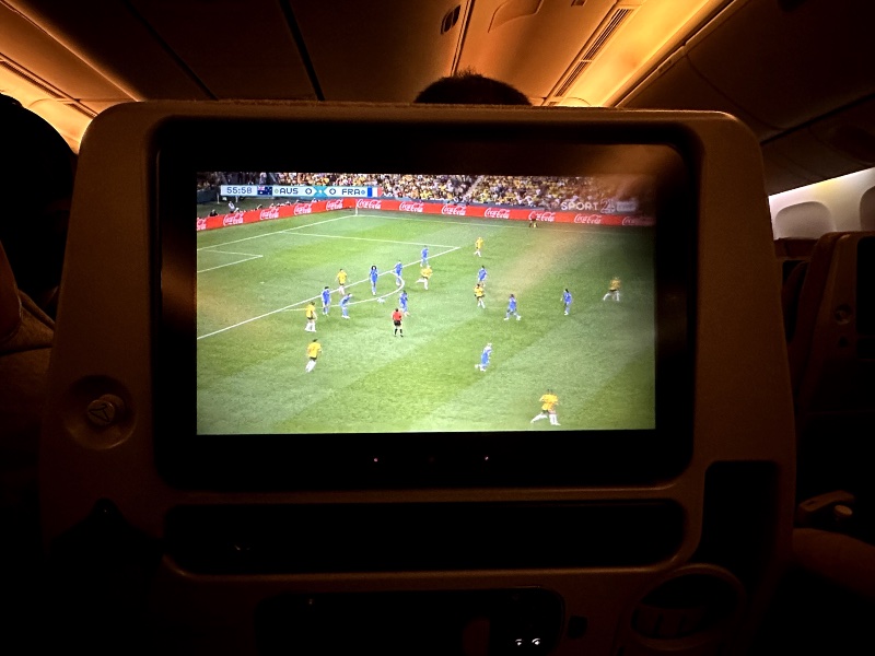 Live TV on Singapore Airlines
