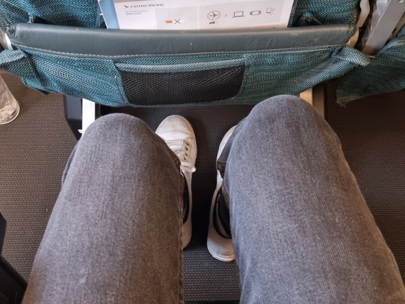 Legroom in Cathay Pacific A350 Economy Class