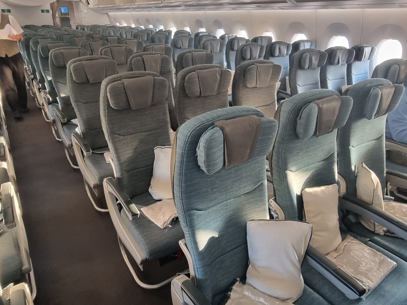 Cathay Pacific A350-900 Economy Class cabin