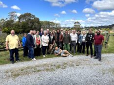 The wine tour group at the 16th annual AFF member gathering