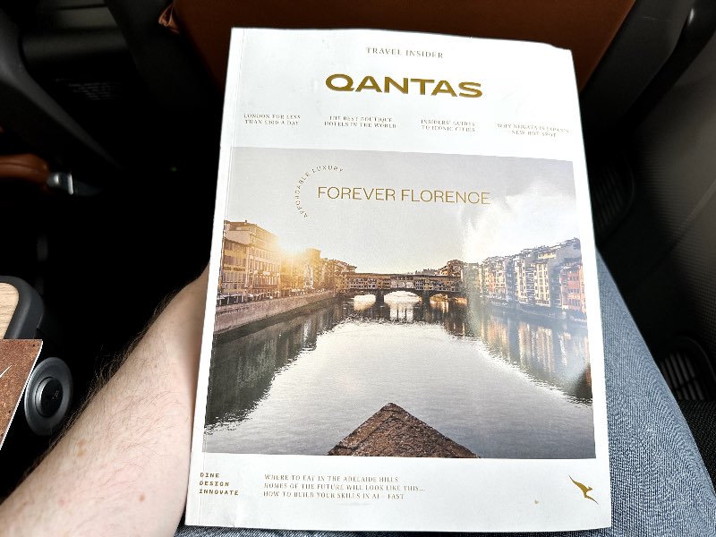 Qantas magazine