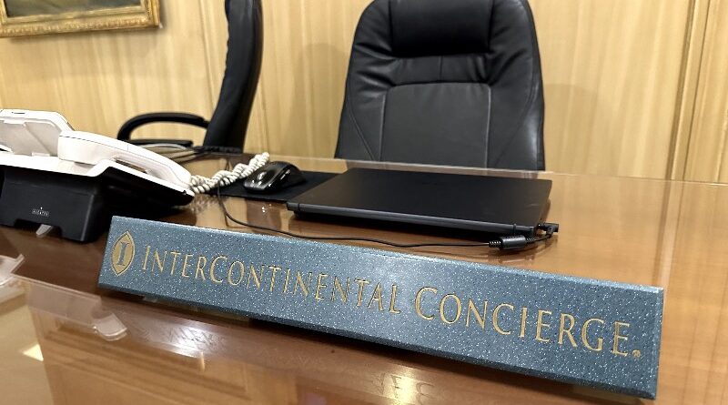 Intercontinental concierge at Almaty