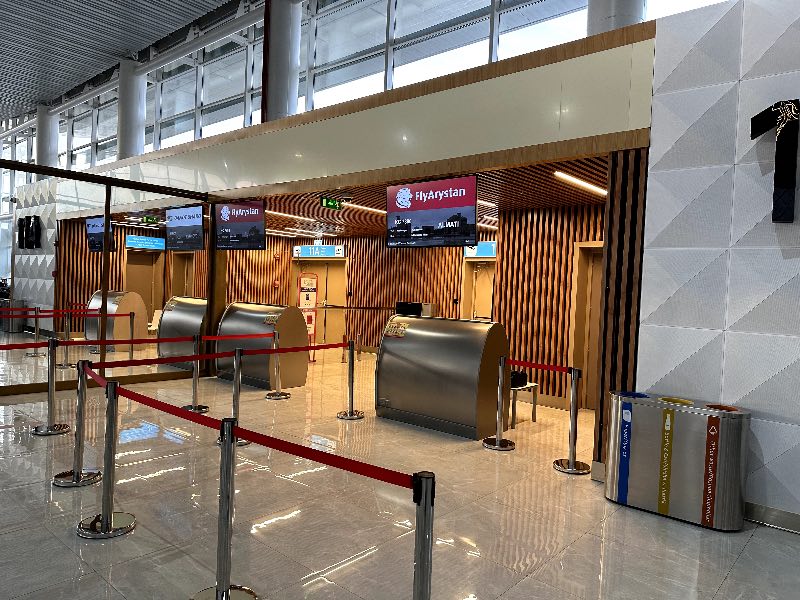 Boarding gate at Samarkand Airport