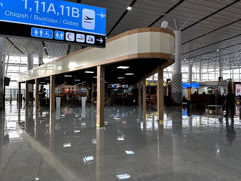 International terminal at Samarkand Airport