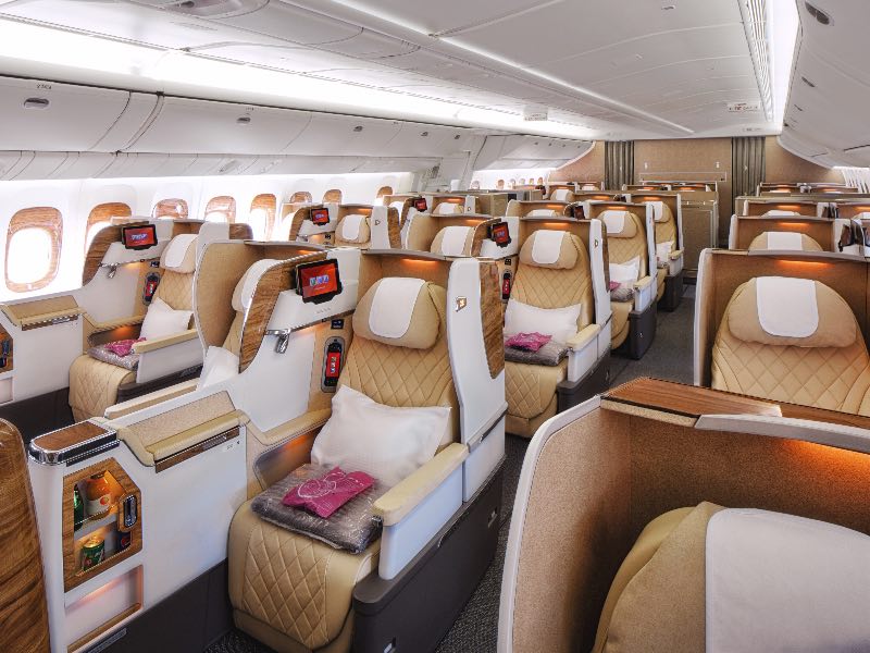 Emirates Boeing 777-200LR Business Class