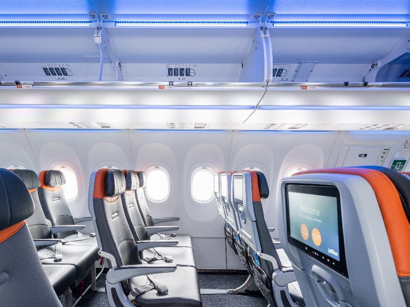 JetBlue Airbus A321 Economy Class Core cabin