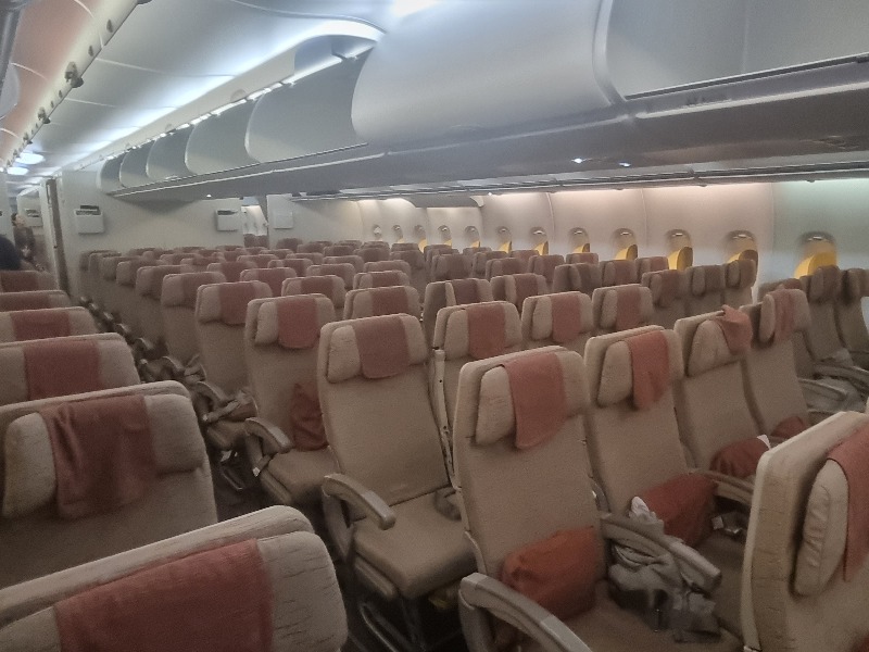 Asiana A380 Economy Cabin