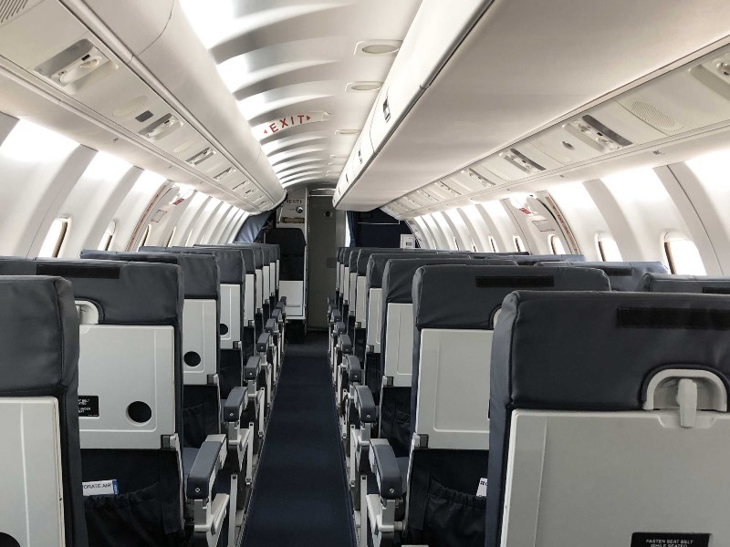 Link Airways Saab 340 Economy cabin