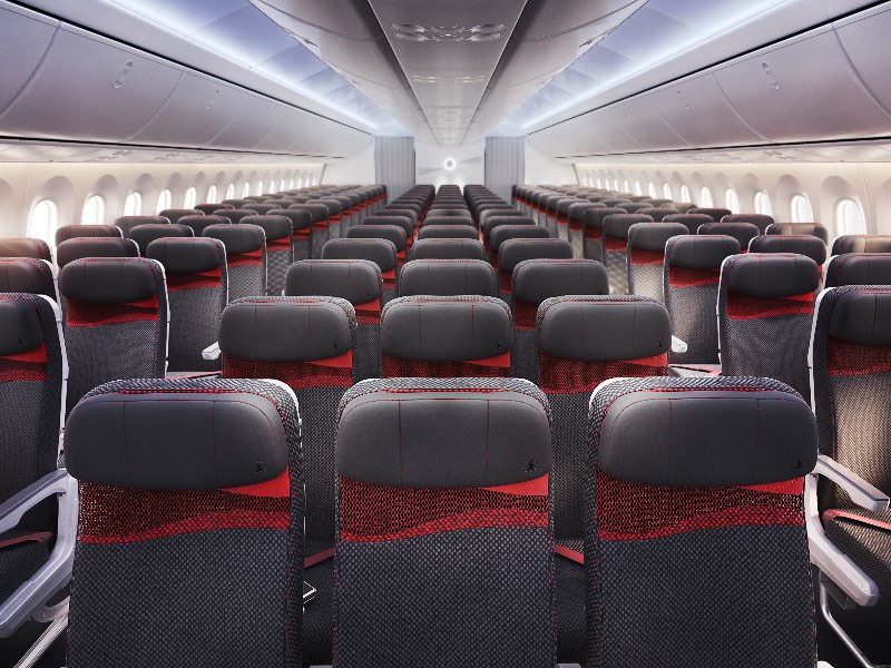 Turkish Airlines Boeing 787 Economy Class