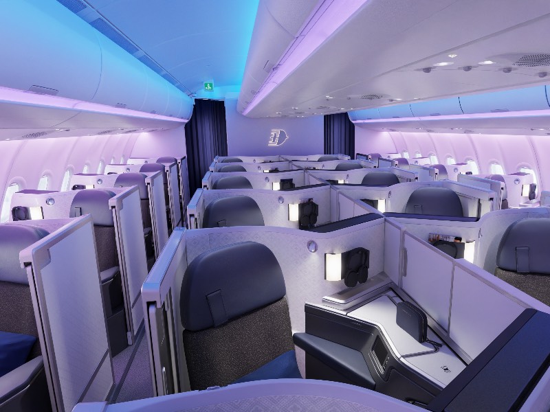 Malaysia Airlines A330neo Business Class cabin