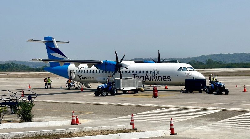 Tag Airlines ATR72 at Mundo Maya International Airport