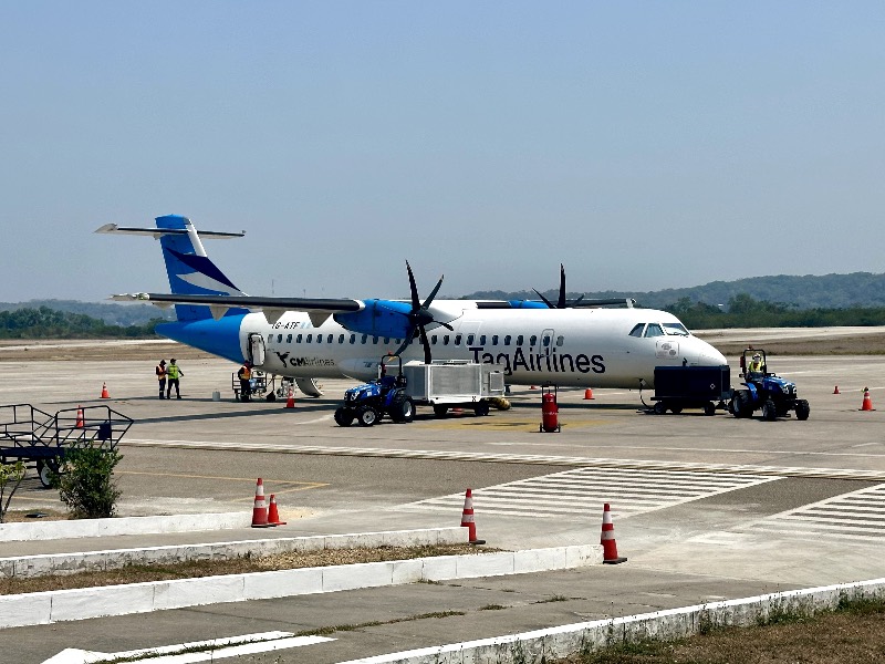 Tag Airlines ATR72 at Mundo Maya International Airport