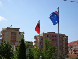 Albania flags.JPG