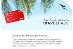 how to find qantas travel pass