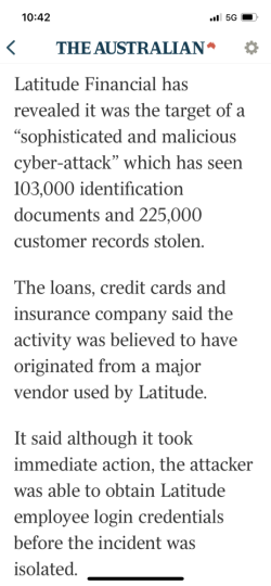 Latitude [owner of 28 Degree MC] suffers Cyber attack, personal info stolen  | Australian Frequent Flyer