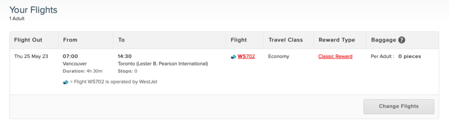 PAX - WestJet is changing its checked baggage & seat selection fees