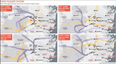 Flight Paths For Western Sydney Airport Australian Frequent Flyer Flight Paths For Western Sydney Airport Australian Frequent Flyer