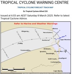 Cyclone Alfred - flight rebooking options
