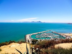 Tunis Sidi Bou Said view marina.jpg