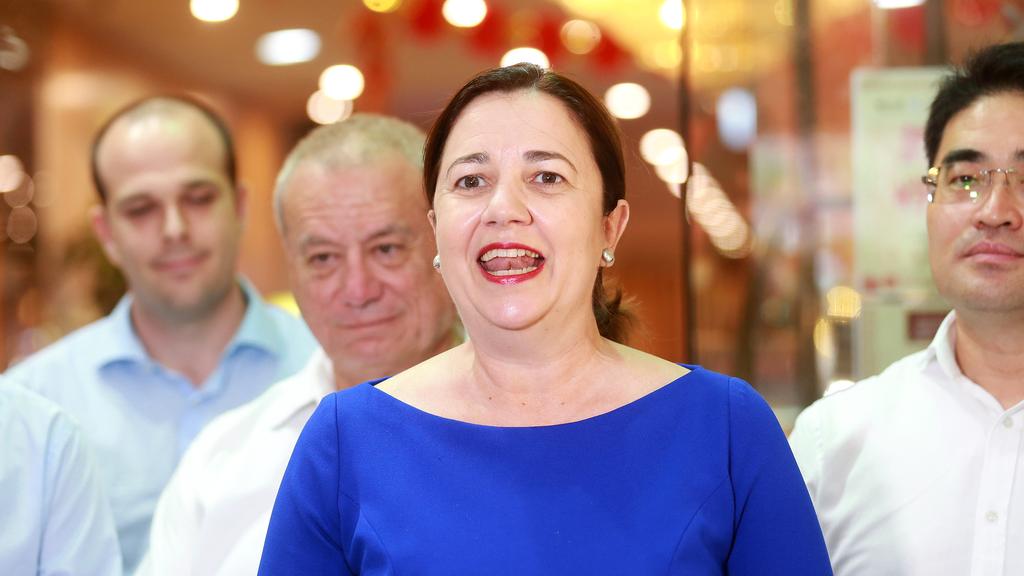 Premier Annastacia Palaszczuk has been accused of breaking confidence with the chief medical officers meeting. Picture: AAP/Image Sarah Marshall