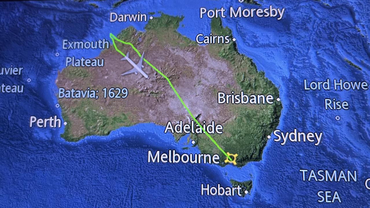 A Jetstar flight to Bali has made a sudden U-turn mid-air and returned to Melbourne.