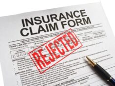 Insurance claim rejected