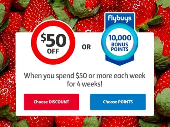 Example of a targeted Flybuys email offer