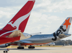 Qantas and Jetstar planes