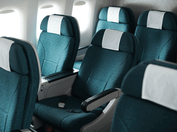 Cathay Pacific Premium Economy seats