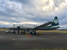Air Chathams Convair 580 in Wanganui