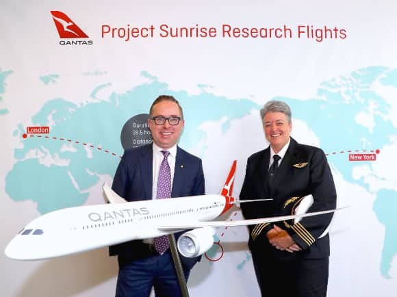 Qantas Plans Project Sunrise Test Flights