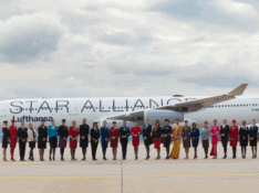 Star Alliance airline crews Lufhtansa A340