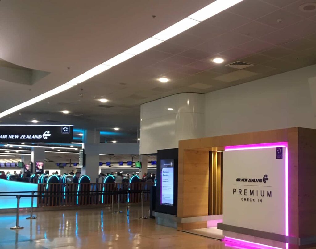 Air New Zealand Premium Check-in