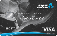 The ANZ Rewards Travel Adventures card