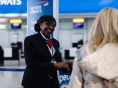 British Airways staff member