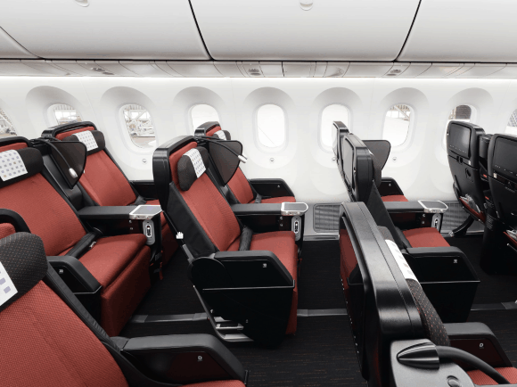 Japan Airlines Boeing 787 "Sky Premium" seats
