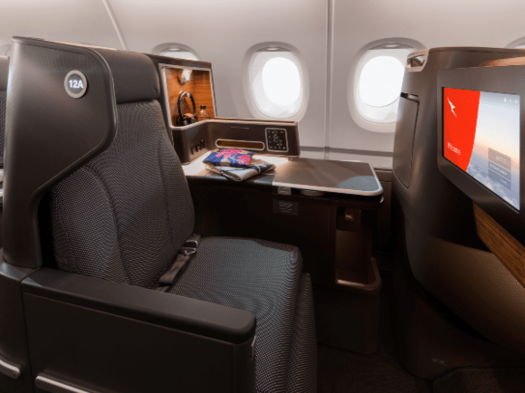 New Qantas A380 Business suite