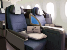 United 767 Business class seats