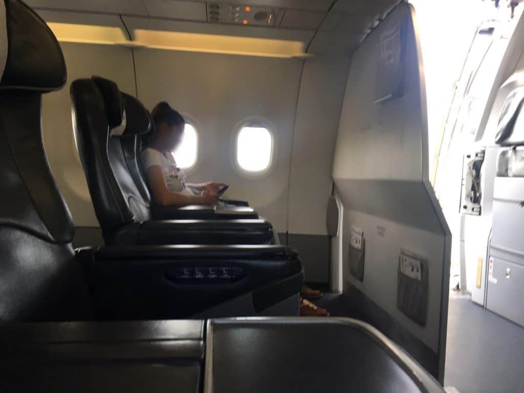 Air Namibia A319 Business Class seats