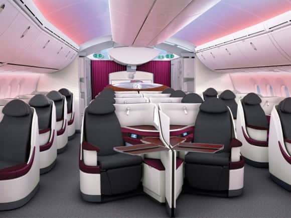 Qatar Airways Boeing 787-8 Business class