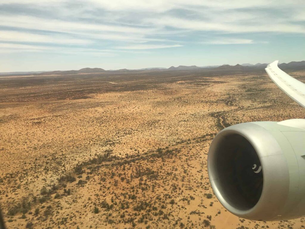 Takeoff from Windhoek Airport