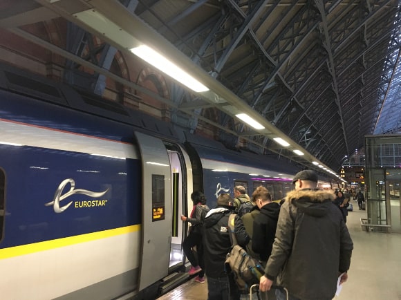 Eurostar train London