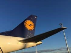 Lufthansa tail
