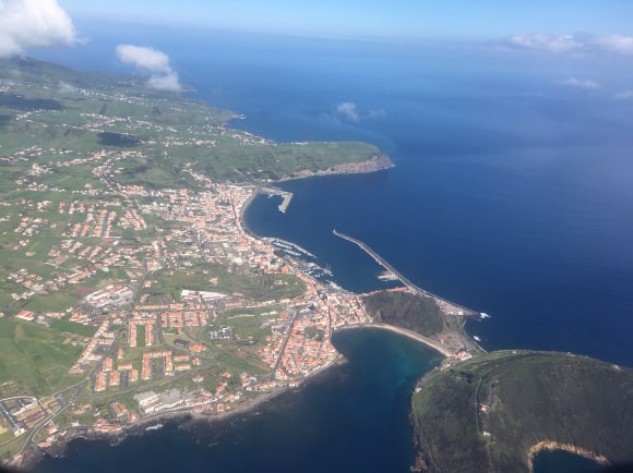 Horta from the air