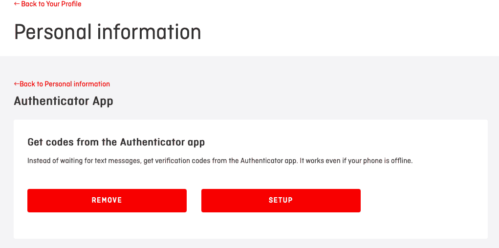 Set up Qantas Authenticator App verification on the Qantas website
