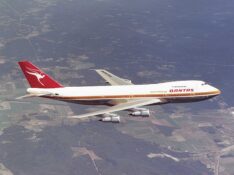 The first Qantas 747-200 in the airline's fleet