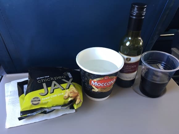 Complimentary snack on Regional Express